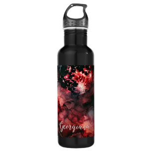 Individuelle Name Eerie Bloomonden Halloween Alkoh Edelstahlflasche