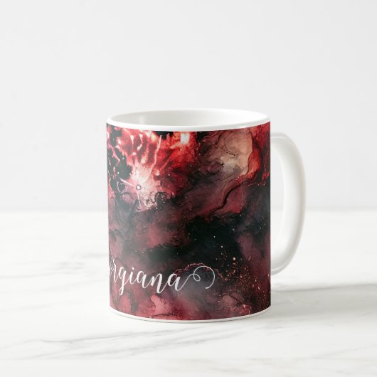 Individuelle Name Eerie Bloomonden Halloween Alkoh Kaffeetasse (VorderseiteRechts)
