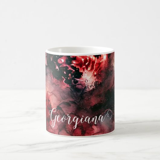 Individuelle Name Eerie Bloomonden Halloween Alkoh Kaffeetasse (Mittel)