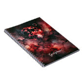 Individuelle Name Eerie Bloomonden Halloween Alkoh Notizblock (Rechte Seite)