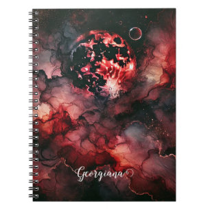 Individuelle Name Eerie Bloomonden Halloween Alkoh Notizblock