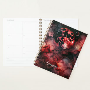 Individuelle Name Eerie Bloomonden Halloween Alkoh Planer