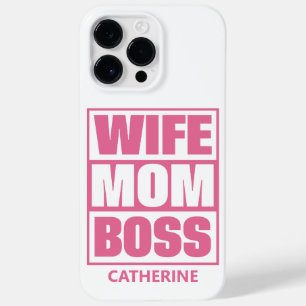 Individuelle Name Ehefrau - Mama - Boss Case-Mate iPhone 14 Pro Max Hülle
