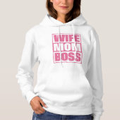 Individuelle Name Ehefrau - Mama - Boss Hoodie (Vorderseite)
