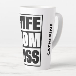 Individuelle Name Ehefrau - Mama - Boss Milchtasse