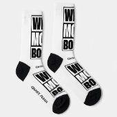 Individuelle Name Ehefrau - Mama - Boss Socken (Rechts)