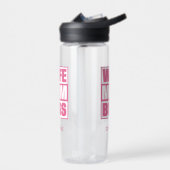 Individuelle Name Ehefrau - Mama - Boss Trinkflasche (Links)