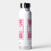 Individuelle Name Ehefrau - Mama - Boss Trinkflasche (Links)