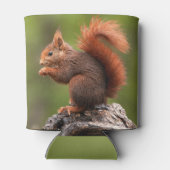 Individuelle Name Eichhörnchen Dosenkühler (Rückseite)