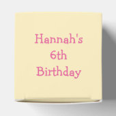 Individuelle Name Eichhörnchen mit rosa Ballon Geschenkschachtel (Oben)