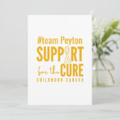 individuelle Name Einladungskarten für Krebs im Ki (Stehend Vorderseite)