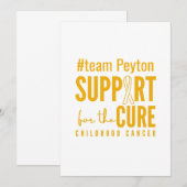 individuelle Name Einladungskarten für Krebs im Ki (Vorne/Hinten)