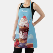Individuelle Name Eiscreme Milkshake Schürze (InSitu)