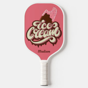 Individuelle Name Eiscreme Pickleball Schläger