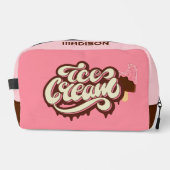 Individuelle Name Eiscreme Waschbeutel (Vorderseite)
