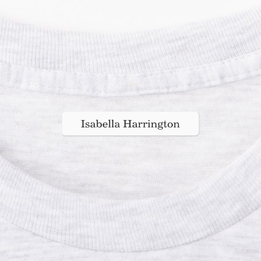 Individuelle Name-Eisenbezug Etiketten (Befestigt)