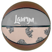 individuelle Name-Elefanten Basketball (Vorderseite)