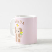 Individuelle Name Elephant & Bird 11 oz Tasse für  (Vorderseite Links)