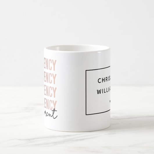 Individuelle Name Emergency Department ER Nurse ER Kaffeetasse (Mittel)