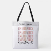Individuelle Name Emergency Department ER Nurse ER Tasche (Vorderseite)