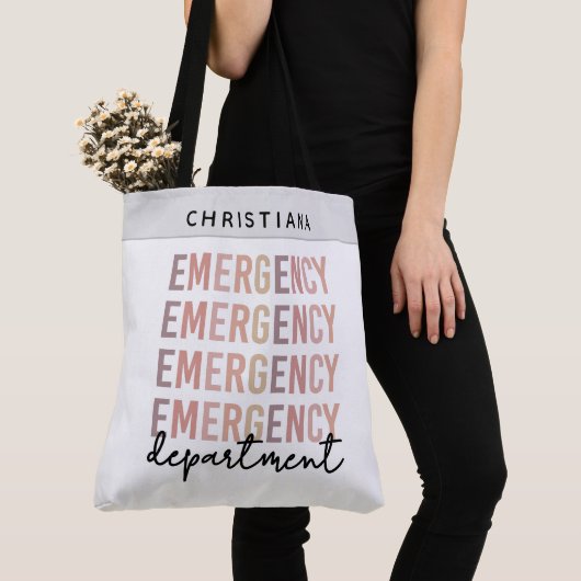 Individuelle Name Emergency Department ER Nurse ER Tasche (Von Nahem)