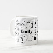 Individuelle Name Emily Tasse (Vorderseite Links)