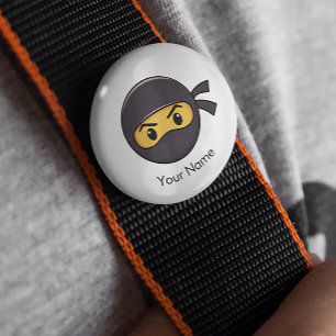 Individuelle Name Emoji Ninja Button