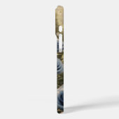 Individuelle Name Enchanted Blue Rose Romantische  Case-Mate iPhone Hülle (Rückseite / Links)