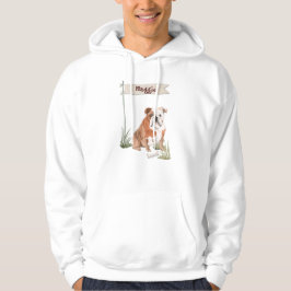 Individuelle Name English Bulldog Pet Hund Hoodie