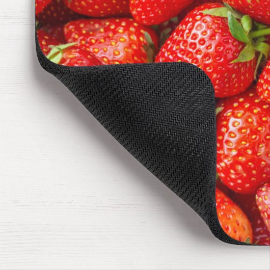 Individuelle Name Erdbeeren Mousepad (Ecke)