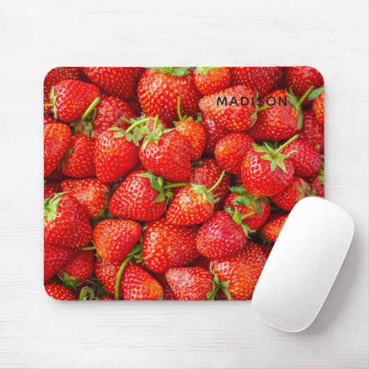 Individuelle Name Erdbeeren Mousepad (Mit Mouse)