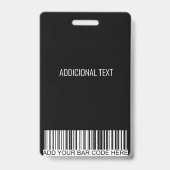 Individuelle Name erhalten Zugang zu allen Zugangs Ausweis (Back)