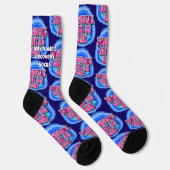 INDIVIDUELLE NAME Erholung FUN Geode 12 Step OM Sl Socken (Rechts)