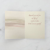 Individuelle Name Erinnerung Jahrestag Loss Freund Karte (Innenseite)