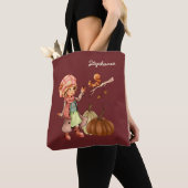 Individuelle Name Erntedank-Geschenk Tasche (Von Nahem)