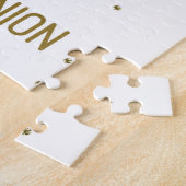 Individuelle Name Erste heilige Kommunion Gold Loo Puzzle (Seite)