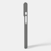 Individuelle Name Erstfarbig grau Case-Mate iPhone Hülle (Rückseite / Links)