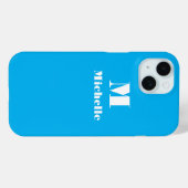 Individuelle Name Erstfarbige Vollfarbe Case-Mate iPhone Hülle (Rückseite (Horizontal))