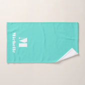 Individuelle Name Erstfarbige Vollfarbe Handtuch (Handtuch)