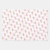 Individuelle Name Erstmaliges Weihnachtsgeschenk Geschenkpapier Set (Vorderseite)