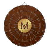 Individuelle Name Erstspielzimmer Klasse Braun & G Dartscheibe (vorne)