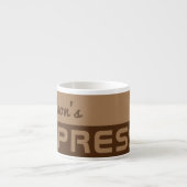Individuelle Name Espresso Tasse (Vorderseite)