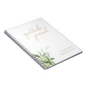 Individuelle Name Eukalyptus Greenerity Dankesblat Notizblock (Rechte Seite)