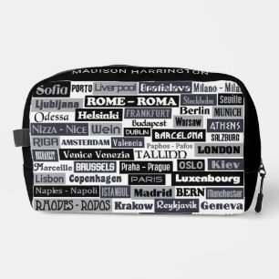 Individuelle Name European Traveller Waschbeutel