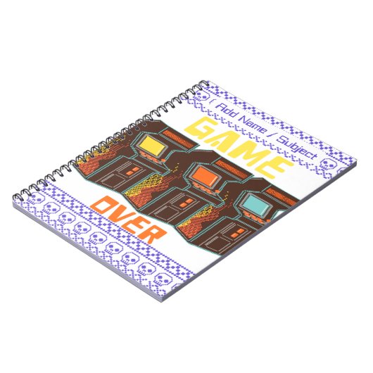 Individuelle Name/Fachspiel über die Retro Gamer S Notizblock (Linke Seite)