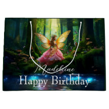 Individuelle Name Fairy Woodland Forest Happy Birt