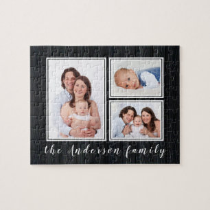 Individuelle Name Familienfotografie Collage Moder Puzzle