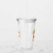 Individuelle Name Familienurlaub Sommerstrand - Re Acryltrinkbecher (Rechts)