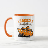 Individuelle Name Familienurlaub Tasse (Links)