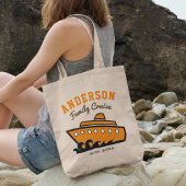 Individuelle Name Familienurlaub Tragetasche